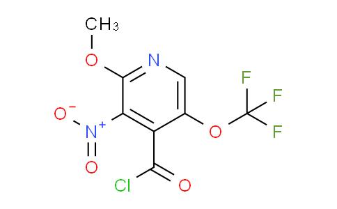 2-Methoxy-3-nitro-5-(trifluoromethoxy)pyridine-4-carbonyl chloride