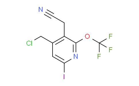 AM152008 | 1804622-40-9 | 4-(Chloromethyl)-6-iodo-2-(trifluoromethoxy)pyridine-3-acetonitrile