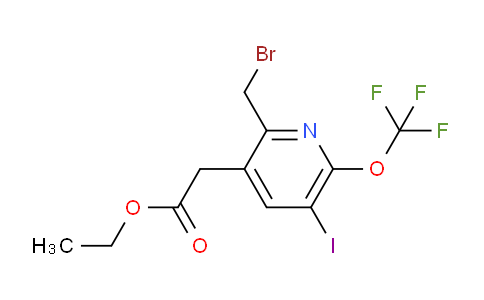 AM152016 | 1804629-64-8 | Ethyl 2-(bromomethyl)-5-iodo-6-(trifluoromethoxy)pyridine-3-acetate