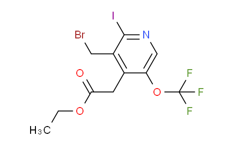 AM152020 | 1806177-67-2 | Ethyl 3-(bromomethyl)-2-iodo-5-(trifluoromethoxy)pyridine-4-acetate