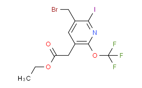 AM152021 | 1806177-72-9 | Ethyl 3-(bromomethyl)-2-iodo-6-(trifluoromethoxy)pyridine-5-acetate
