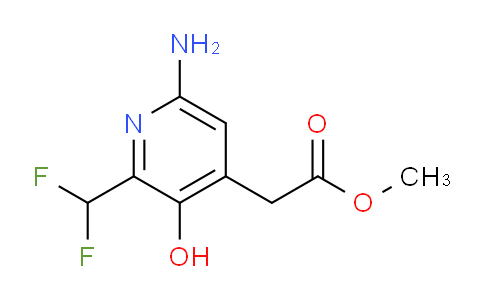 AM15203 | 1806836-54-3 | Methyl 6-amino-2-(difluoromethyl)-3-hydroxypyridine-4-acetate