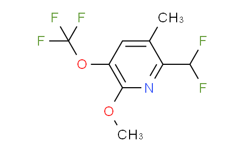 2-(Difluoromethyl)-6-methoxy-3-methyl-5-(trifluoromethoxy)pyridine