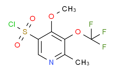 4-Methoxy-2-methyl-3-(trifluoromethoxy)pyridine-5-sulfonyl chloride