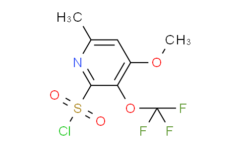 4-Methoxy-6-methyl-3-(trifluoromethoxy)pyridine-2-sulfonyl chloride