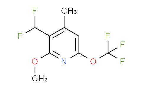 3-(Difluoromethyl)-2-methoxy-4-methyl-6-(trifluoromethoxy)pyridine