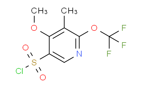 4-Methoxy-3-methyl-2-(trifluoromethoxy)pyridine-5-sulfonyl chloride