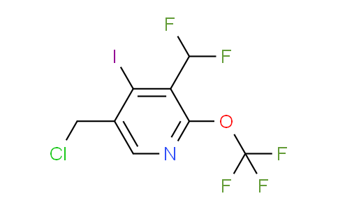 5-(Chloromethyl)-3-(difluoromethyl)-4-iodo-2-(trifluoromethoxy)pyridine