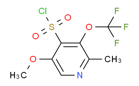 5-Methoxy-2-methyl-3-(trifluoromethoxy)pyridine-4-sulfonyl chloride