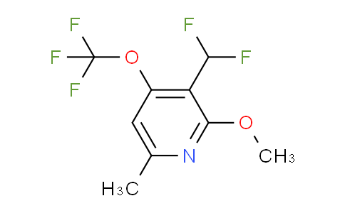 3-(Difluoromethyl)-2-methoxy-6-methyl-4-(trifluoromethoxy)pyridine