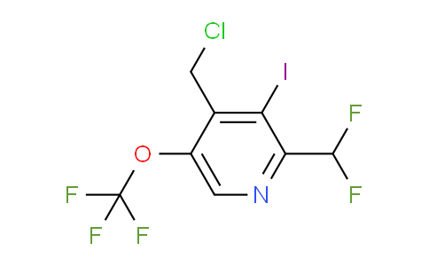 AM152058 | 1804830-16-7 | 4-(Chloromethyl)-2-(difluoromethyl)-3-iodo-5-(trifluoromethoxy)pyridine