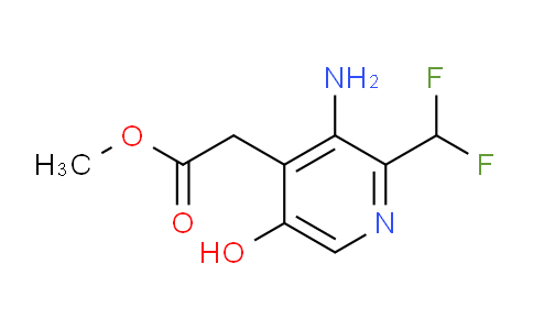 AM15206 | 1804681-20-6 | Methyl 3-amino-2-(difluoromethyl)-5-hydroxypyridine-4-acetate