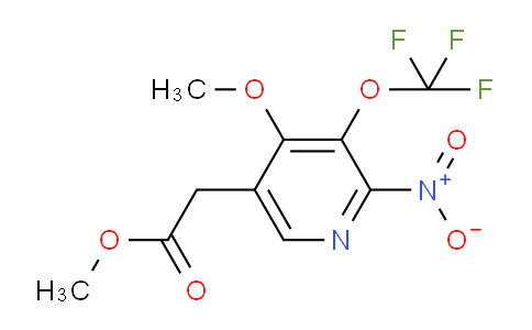 Methyl 4-methoxy-2-nitro-3-(trifluoromethoxy)pyridine-5-acetate