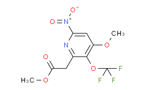 Methyl 4-methoxy-6-nitro-3-(trifluoromethoxy)pyridine-2-acetate