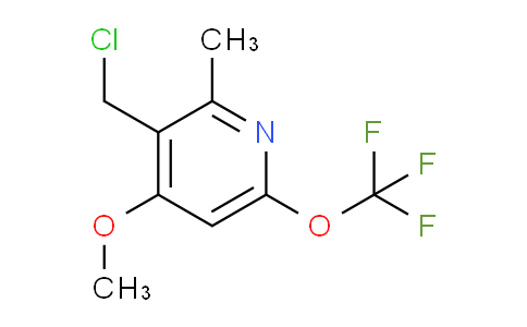 3-(Chloromethyl)-4-methoxy-2-methyl-6-(trifluoromethoxy)pyridine
