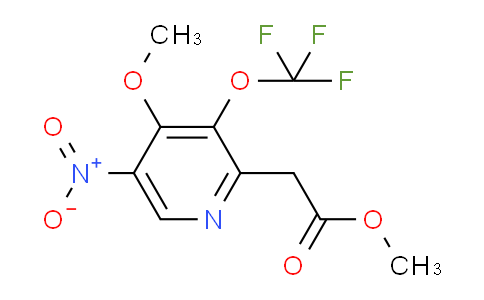 Methyl 4-methoxy-5-nitro-3-(trifluoromethoxy)pyridine-2-acetate