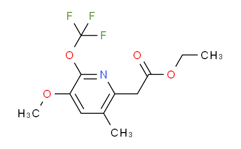 Ethyl 3-methoxy-5-methyl-2-(trifluoromethoxy)pyridine-6-acetate