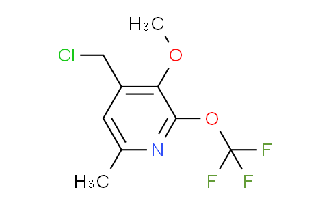 4-(Chloromethyl)-3-methoxy-6-methyl-2-(trifluoromethoxy)pyridine