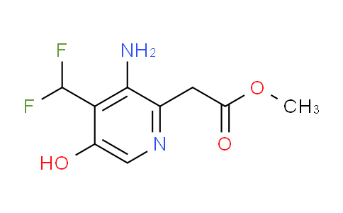 AM15212 | 1803698-94-3 | Methyl 3-amino-4-(difluoromethyl)-5-hydroxypyridine-2-acetate