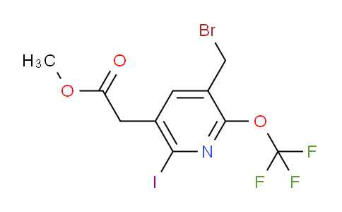 AM152121 | 1806177-29-6 | Methyl 3-(bromomethyl)-6-iodo-2-(trifluoromethoxy)pyridine-5-acetate
