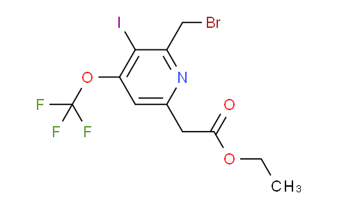 AM152123 | 1803959-08-1 | Ethyl 2-(bromomethyl)-3-iodo-4-(trifluoromethoxy)pyridine-6-acetate