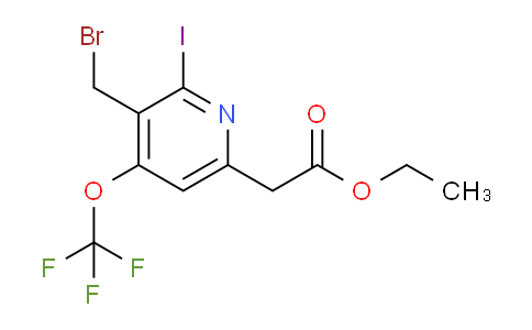 AM152136 | 1804856-45-8 | Ethyl 3-(bromomethyl)-2-iodo-4-(trifluoromethoxy)pyridine-6-acetate