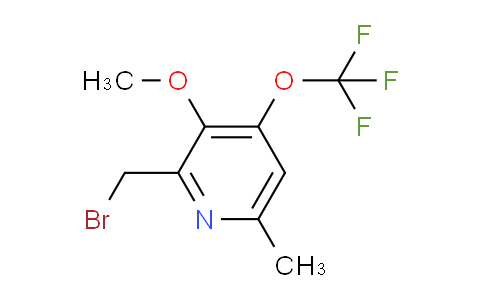 2-(Bromomethyl)-3-methoxy-6-methyl-4-(trifluoromethoxy)pyridine