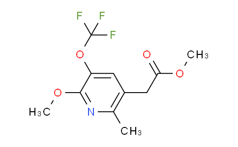 Methyl 2-methoxy-6-methyl-3-(trifluoromethoxy)pyridine-5-acetate