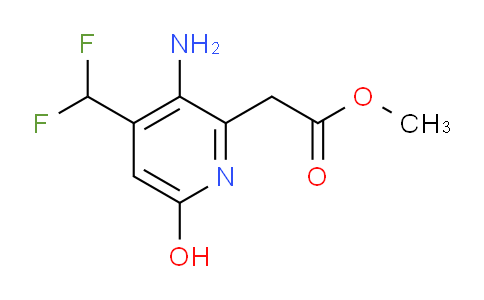 Methyl 3-amino-4-(difluoromethyl)-6-hydroxypyridine-2-acetate