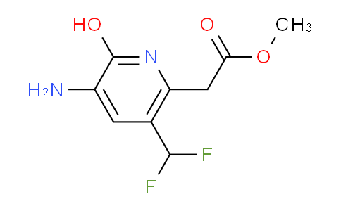 Methyl 3-amino-5-(difluoromethyl)-2-hydroxypyridine-6-acetate
