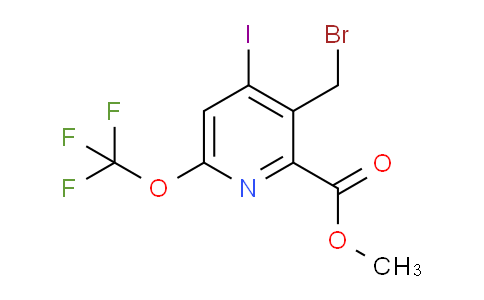 Methyl 3-(bromomethyl)-4-iodo-6-(trifluoromethoxy)pyridine-2-carboxylate