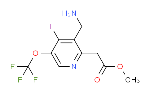 AM152237 | 1804625-20-4 | Methyl 3-(aminomethyl)-4-iodo-5-(trifluoromethoxy)pyridine-2-acetate