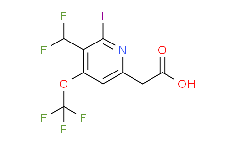 AM152239 | 1804353-46-5 | 3-(Difluoromethyl)-2-iodo-4-(trifluoromethoxy)pyridine-6-acetic acid