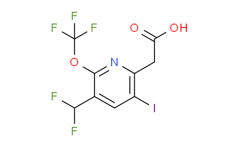 AM152249 | 1804440-48-9 | 3-(Difluoromethyl)-5-iodo-2-(trifluoromethoxy)pyridine-6-acetic acid