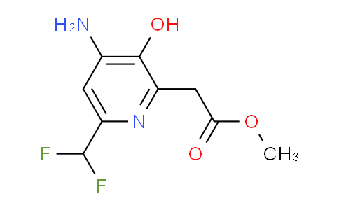 AM15225 | 1804681-31-9 | Methyl 4-amino-6-(difluoromethyl)-3-hydroxypyridine-2-acetate