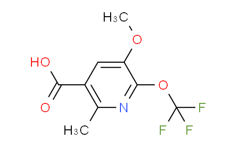 3-Methoxy-6-methyl-2-(trifluoromethoxy)pyridine-5-carboxylic acid