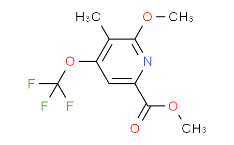 Methyl 2-methoxy-3-methyl-4-(trifluoromethoxy)pyridine-6-carboxylate