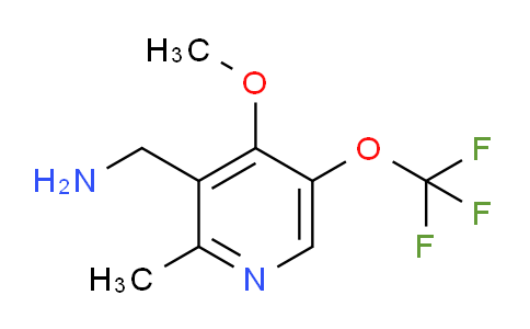 3-(Aminomethyl)-4-methoxy-2-methyl-5-(trifluoromethoxy)pyridine