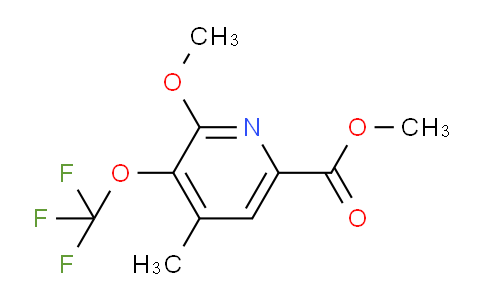 AM152264 | 1804801-94-2 | Methyl 2-methoxy-4-methyl-3-(trifluoromethoxy)pyridine-6-carboxylate