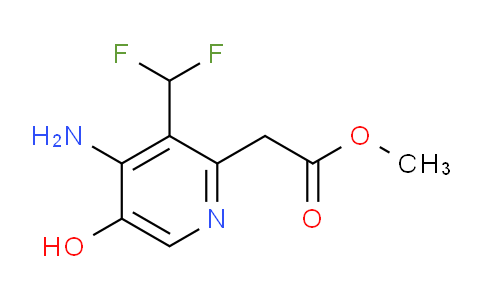 AM15230 | 1804513-14-1 | Methyl 4-amino-3-(difluoromethyl)-5-hydroxypyridine-2-acetate