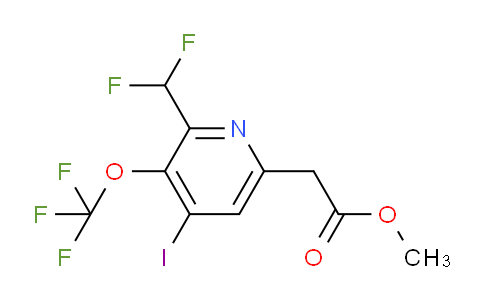AM152305 | 1805118-58-4 | Methyl 2-(difluoromethyl)-4-iodo-3-(trifluoromethoxy)pyridine-6-acetate
