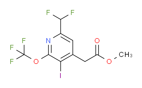 AM152311 | 1804745-00-3 | Methyl 6-(difluoromethyl)-3-iodo-2-(trifluoromethoxy)pyridine-4-acetate