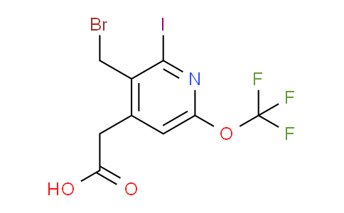 AM152312 | 1804362-63-7 | 3-(Bromomethyl)-2-iodo-6-(trifluoromethoxy)pyridine-4-acetic acid