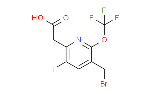 AM152317 | 1805979-08-1 | 3-(Bromomethyl)-5-iodo-2-(trifluoromethoxy)pyridine-6-acetic acid