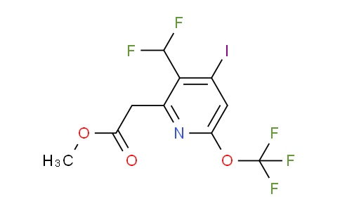 AM152327 | 1804800-26-7 | Methyl 3-(difluoromethyl)-4-iodo-6-(trifluoromethoxy)pyridine-2-acetate