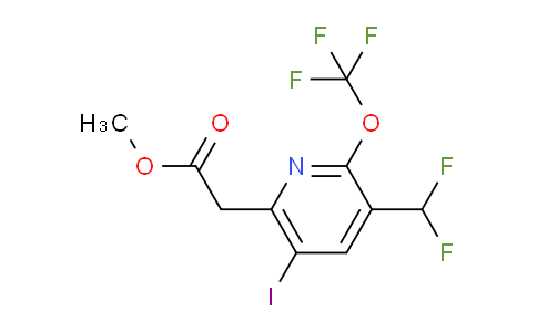 AM152329 | 1804353-91-0 | Methyl 3-(difluoromethyl)-5-iodo-2-(trifluoromethoxy)pyridine-6-acetate