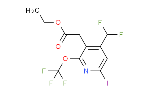 AM152330 | 1804004-30-5 | Ethyl 4-(difluoromethyl)-6-iodo-2-(trifluoromethoxy)pyridine-3-acetate