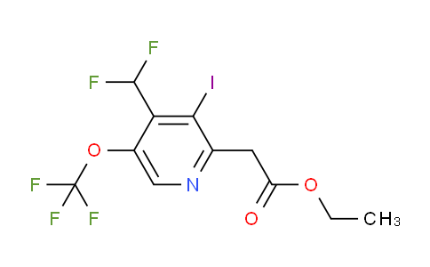 AM152331 | 1806186-85-5 | Ethyl 4-(difluoromethyl)-3-iodo-5-(trifluoromethoxy)pyridine-2-acetate