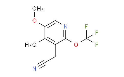 5-Methoxy-4-methyl-2-(trifluoromethoxy)pyridine-3-acetonitrile