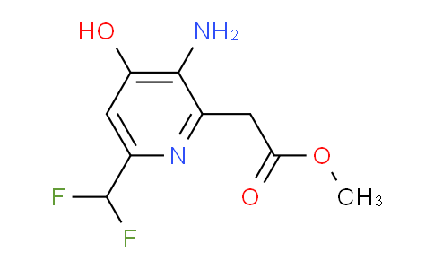 Methyl 3-amino-6-(difluoromethyl)-4-hydroxypyridine-2-acetate